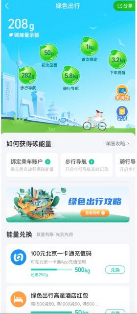 高德地图创新服务 绿色出行碳激励与招生辅助服务开启